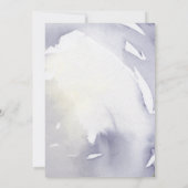 Fort pasta Waterverf Floral Graduation Party Kaart (Achterkant)