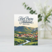 Fort Payne Alabama Briefkaart (Staand voorkant)