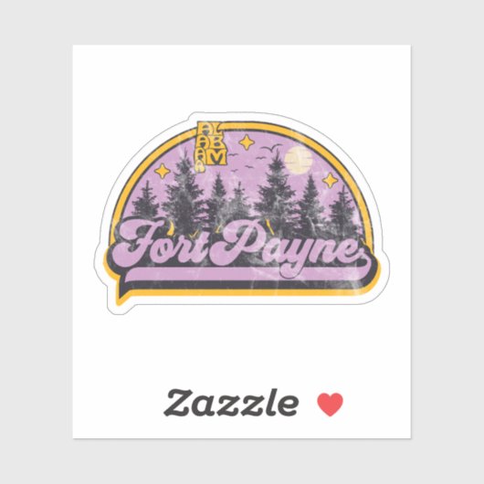 Fort Payne Alabama Sticker (Vel)