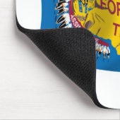 Fort Peck Assiniboine Flag Mousepad Muismat (Hoek)