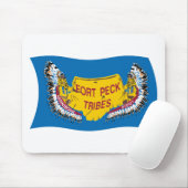 Fort Peck Assiniboine Vlag Muismat (Met muis)