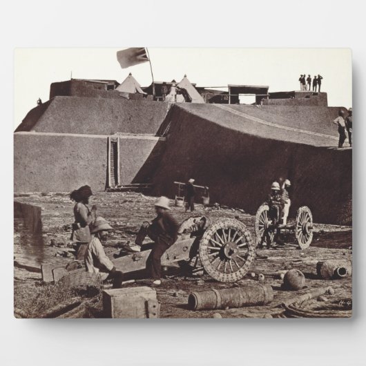 Fort Pehlang, 1860 (albumine zilverdruk) Fotoplaat (Voorkant)