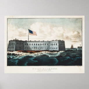 Fort Pickens Pensacola Harbour Florida Poster