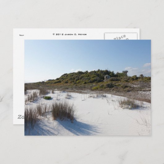 Fort Pickens Pistool Batterijen Briefkaart (Voorkant / Achterkant)