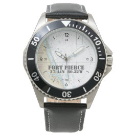 Fort Pierce, FL Nautische breedtegraad Horloge