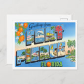 Fort Pierce, Florida  Big Letters Briefkaart (Voorkant / Achterkant)
