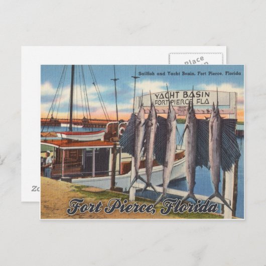 Fort Pierce Florida Briefkaart (Voorkant / Achterkant)