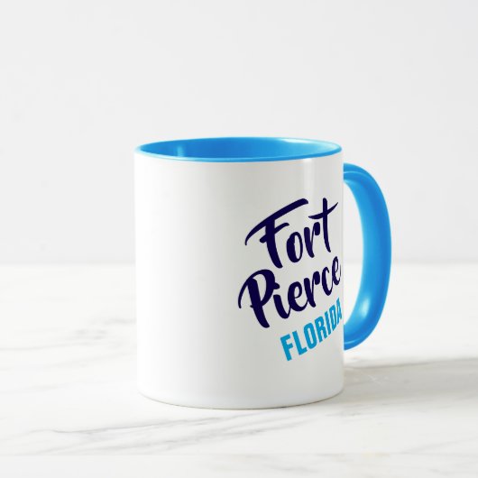 Fort Pierce Florida Coffee Mug Mok (Voorkant rechts)