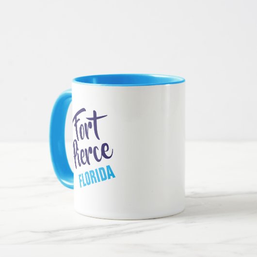 Fort Pierce Florida Coffee Mug Mok (Voorkant links)