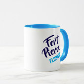 Fort Pierce Florida koffiemok Mok (Voorkant rechts)