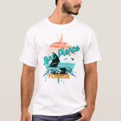 Fort Pierce Florida Retro  Sunset T-shirt (Voorkant)