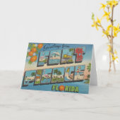 Fort Pierce Greeting Kaart (Gele Bloem)