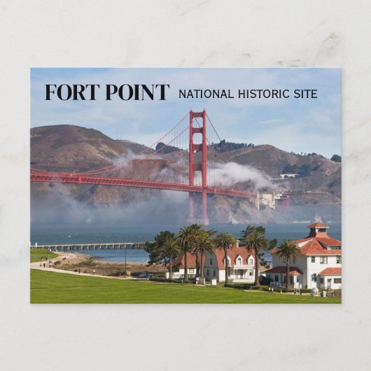Fort Point Coast Guard Station, Golden Gate Bridge Briefkaart (Voorkant)