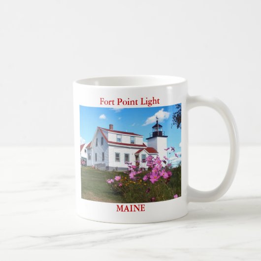Fort Point Light, Maine mok (Rechts)