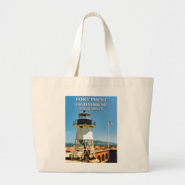 Fort Point Lighthouse, Californische Canvas tas