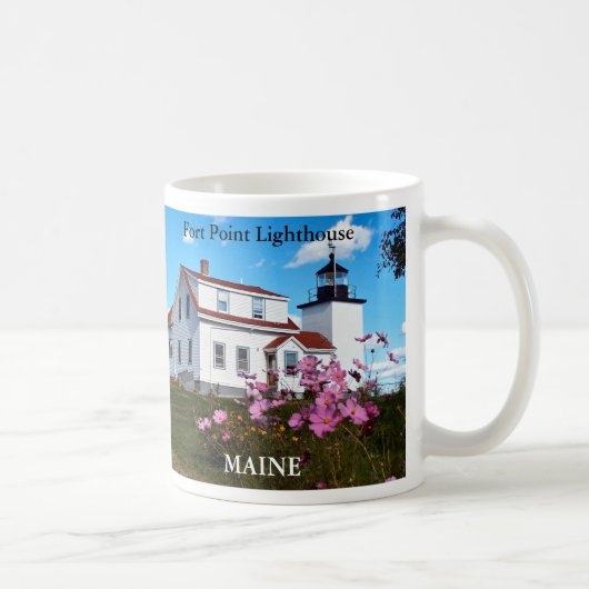 Fort Point Lighthouse, Maine mok (Rechts)