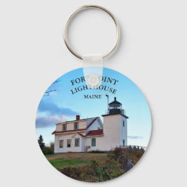 Fort Point Lighthouse Maine Sleutelhanger