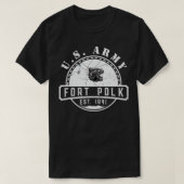 Fort Polk Alumni Louisiana La Tigerland Veterans V T-shirt (Design voorkant)