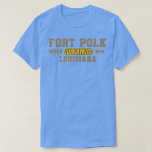 Fort Polk Louisiana T-shirt (Design voorkant)
