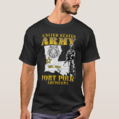 Fort Polk Tigerland Het huis van Heroes Louisiana  T-shirt (Voorkant)