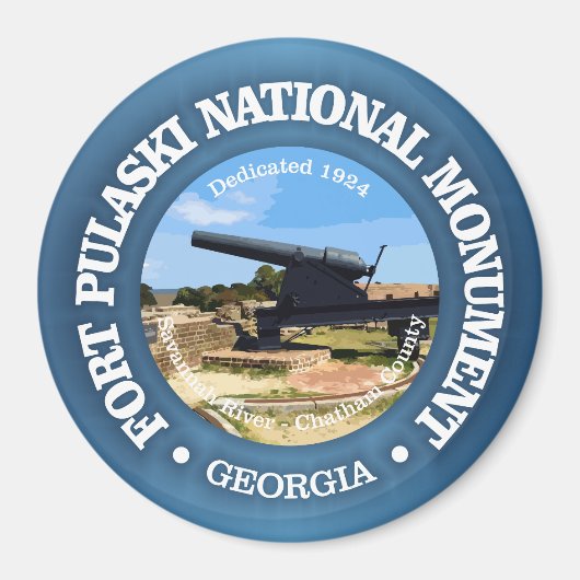 Fort Pulaski (NM) Magneet (Voorkant)