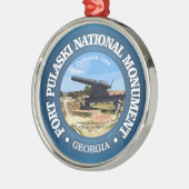 Fort Pulaski (NM) Metalen Ornament (Links)