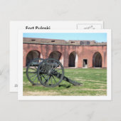 Fort Pulaski Weapon Briefkaart (Voorkant / Achterkant)