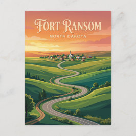 Fort Ransom VS Briefkaart