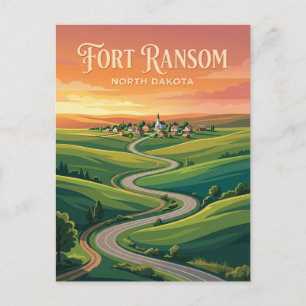 Fort Ransom VS Briefkaart