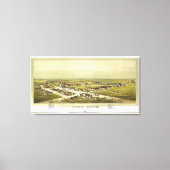 Fort Reno Oklahoma Territory 1891 Lithografie Canvas Afdruk (Voorkant)