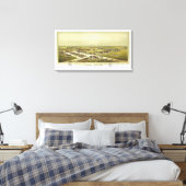 Fort Reno Oklahoma Territory 1891 Lithograph Canvas Afdruk (Insitu (Slaapkamer))