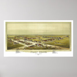 Fort Reno Oklahoma Territory 1891 Lithograph Poster
