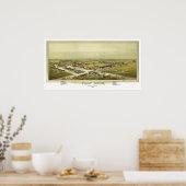 Fort Reno Oklahoma Territory 1891 Lithograph Poster (Keuken)