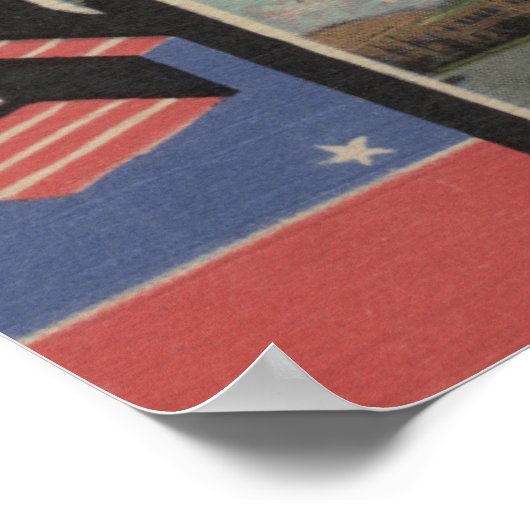 Fort Riley, Kansas - Grote lettertjes Poster (Hoek)