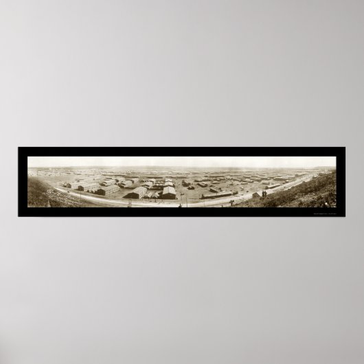 Fort Riley KS Army Foto 1917 Poster (Voorkant)