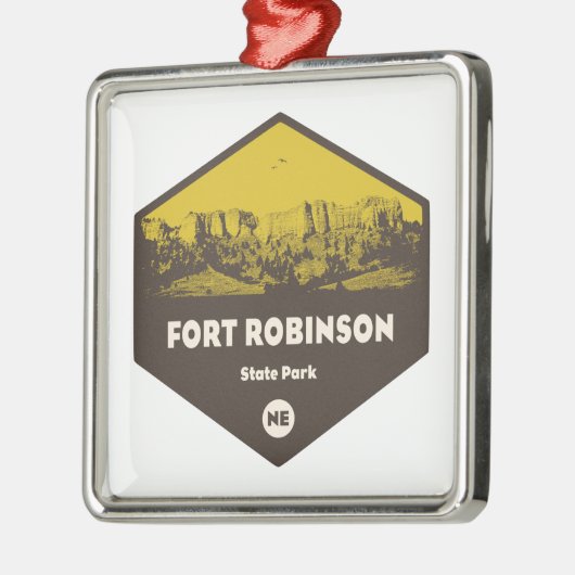 Fort Robinson State Park Nebraska Metalen Ornament (Links)