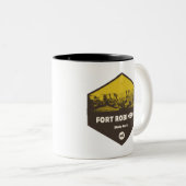 Fort Robinson State Park Nebraska Tweekleurige Koffiemok (Voorkant rechts)