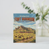 Fort Robinson State Park VS Briefkaart (Staand voorkant)