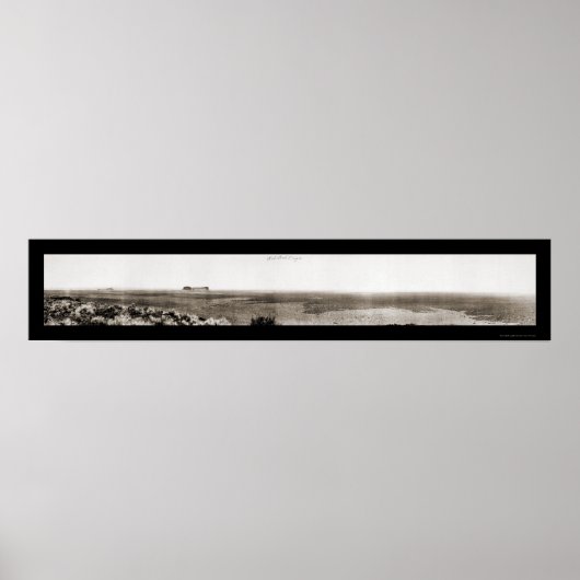 Fort Rock, Oregon Foto 1911 Poster (Voorkant)