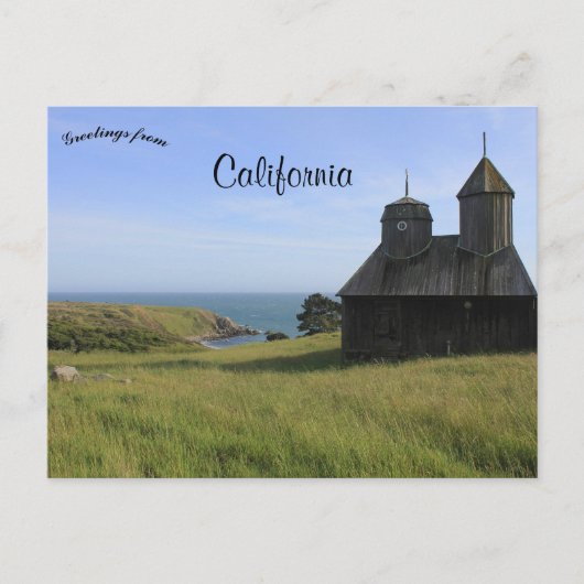 Fort Ross Californië Briefkaart (Voorkant)