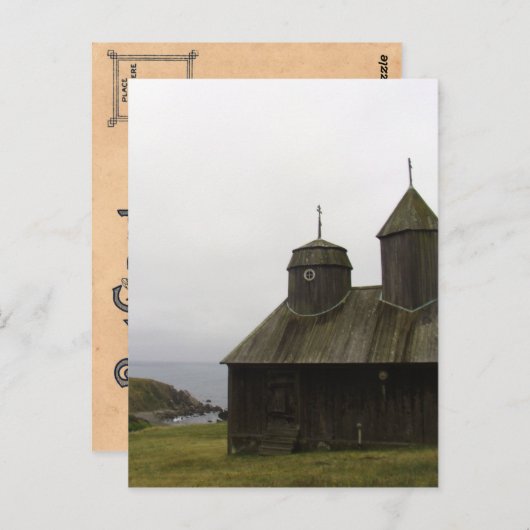 Fort Ross Russische nederzetting Briefkaart (Voorkant / Achterkant)