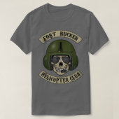 Fort Rucker Helicopter Club T  Pilot, Crew Chief T T-shirt (Design voorkant)