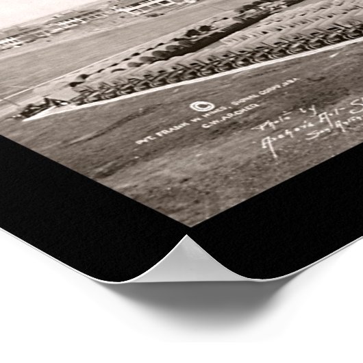 Fort Sam Houston, Texas Foto 1916 Poster (Hoek)