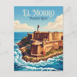 Fort San Felipe del Morro Puerto Rico Briefkaart