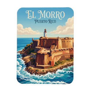 Fort San Felipe del Morro Puerto Rico Magneet
