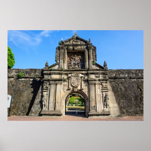 Fort Santiago Entrance Poster (Voorkant)
