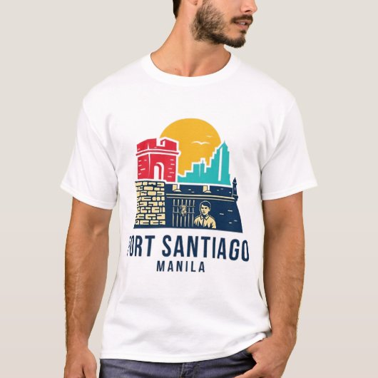 FORT SANTIAGO MANILA T-SHIRT (Voorkant)