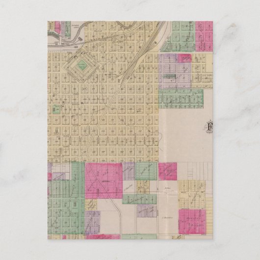 Fort Scott, Bourbon County, Kansas Briefkaart (Voorkant)