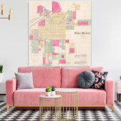 Fort Scott, Bourbon County, Kansas Canvas Afdruk (Insitu (Woonkamer))