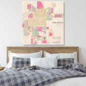 Fort Scott, Bourbon County, Kansas Canvas Afdruk (Insitu (Slaapkamer))